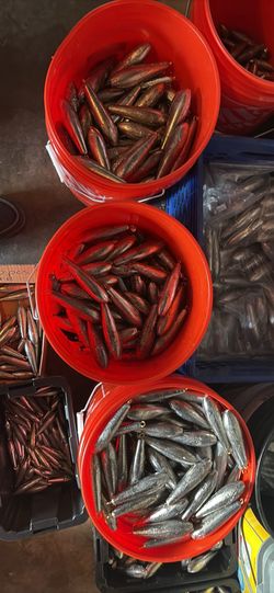 Fishing weights & Hooks All Sizes Torpedo & Bank Sinkers Cheap