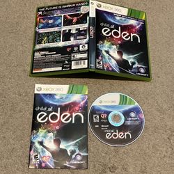 Child of Eden (Microsoft Xbox 360, 2011) Complete CIB w/ Manual
