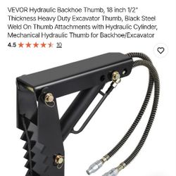 Hydraulic Backhoe Thumb ( Excavator)