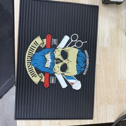 BARBER SHOP GENTLEMENT'S CLUB RUBBER TOOL MAT