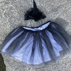 Skirt & Mini Witch Hat