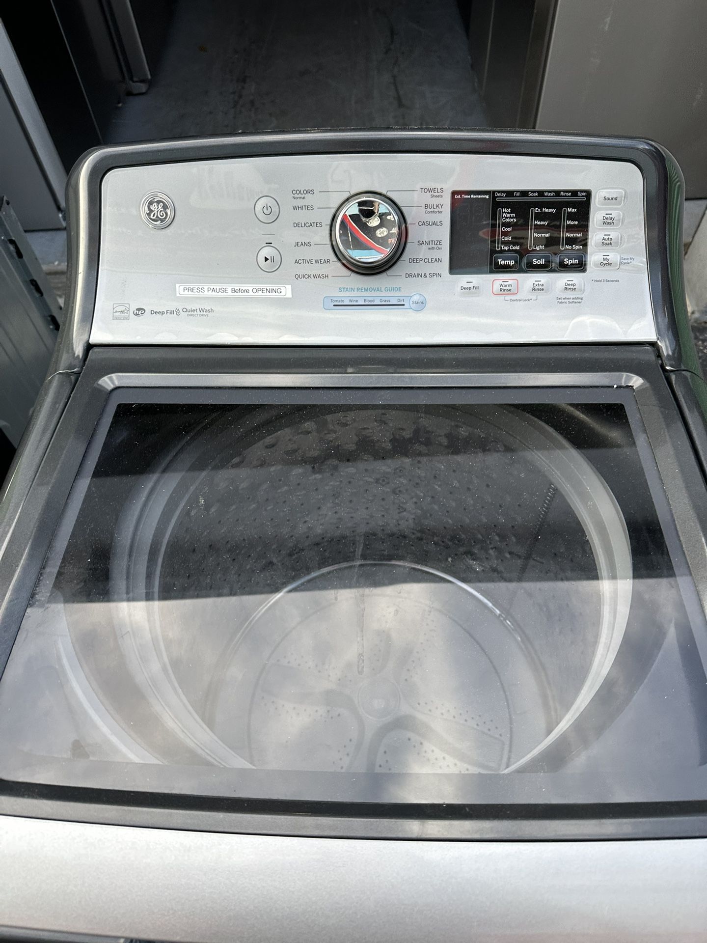Ge Washer Top load