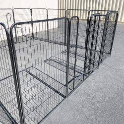 New $270 Large 10x10 FT Heavy Duty 48” Tall 16-Panel Pet Playpen Dog Crate Kennel Exercise Cage Fence