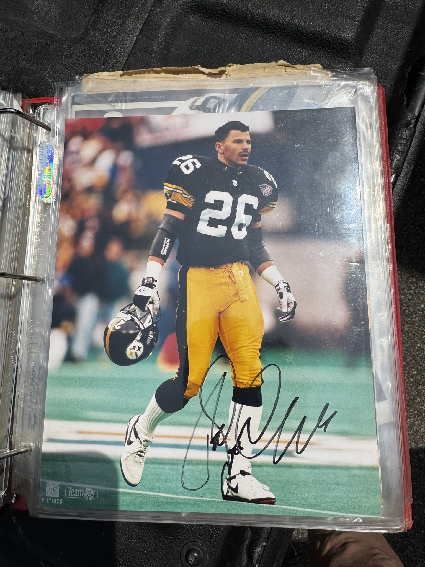 Pittsburgh Steelers Rod Woodson Autographed 8x10 photo