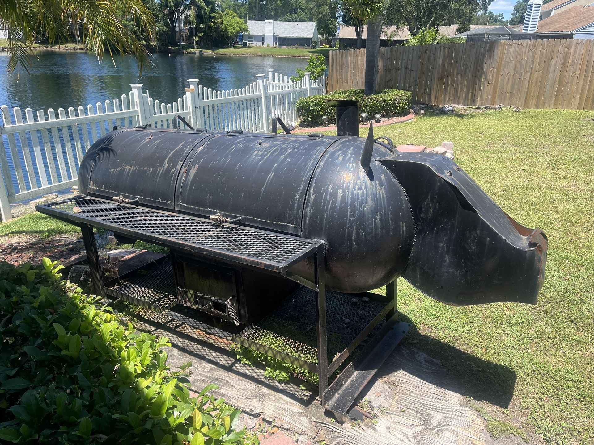 9 Foot Custom Smoker