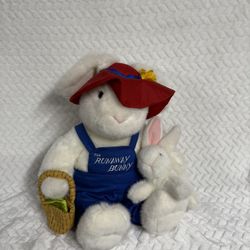 The Runaway Bunny Overalls Book Margaret Wise Brown Rabbit Stuffed Animal Plush