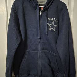 Dallas Cowboys Medium G-III Zip-up fleece lined Hoodie Jacket
