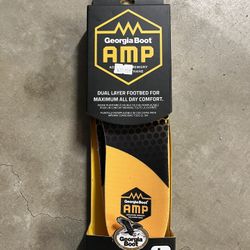 Georgia Boot Amp Insole GB00110 Sz Large 9-10.5 Memory Foam