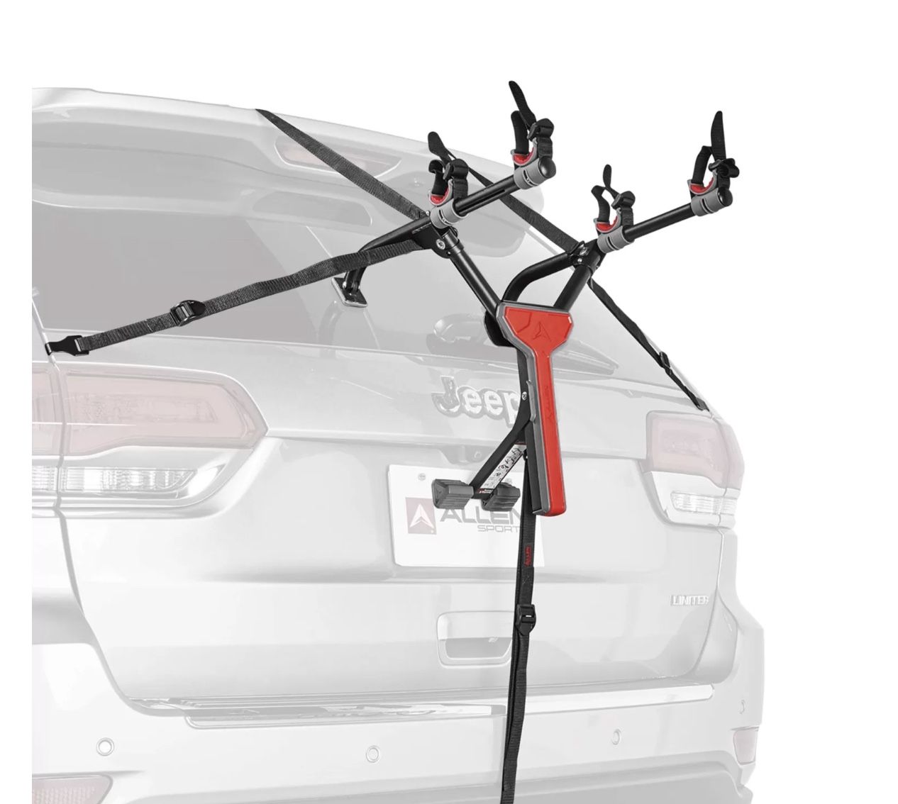 Allen Sports Ultra Compact Folding 2-Bike Trunk Mount Rack, Model MT2-B