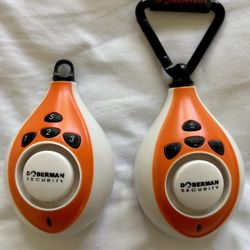 2 PORTABLE SECURITY ALARMS - In Perfect Shape, Attach To Suitcase, ETC.