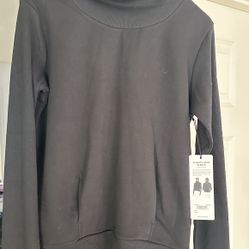 ALO Clarity long sleeve  W/ Ribbed High Neck - NEW