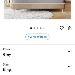 King Size Mattress (10 Inch ) And Heavy Duty Iron Bed Frame