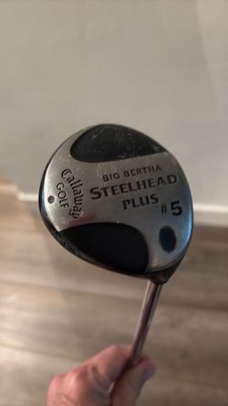 Callaway Steelhead plus 3 wood 15 deg very nice