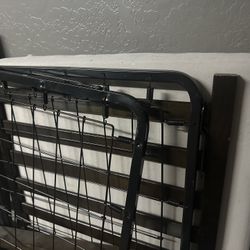 Dark Brown Crib With Mattress 