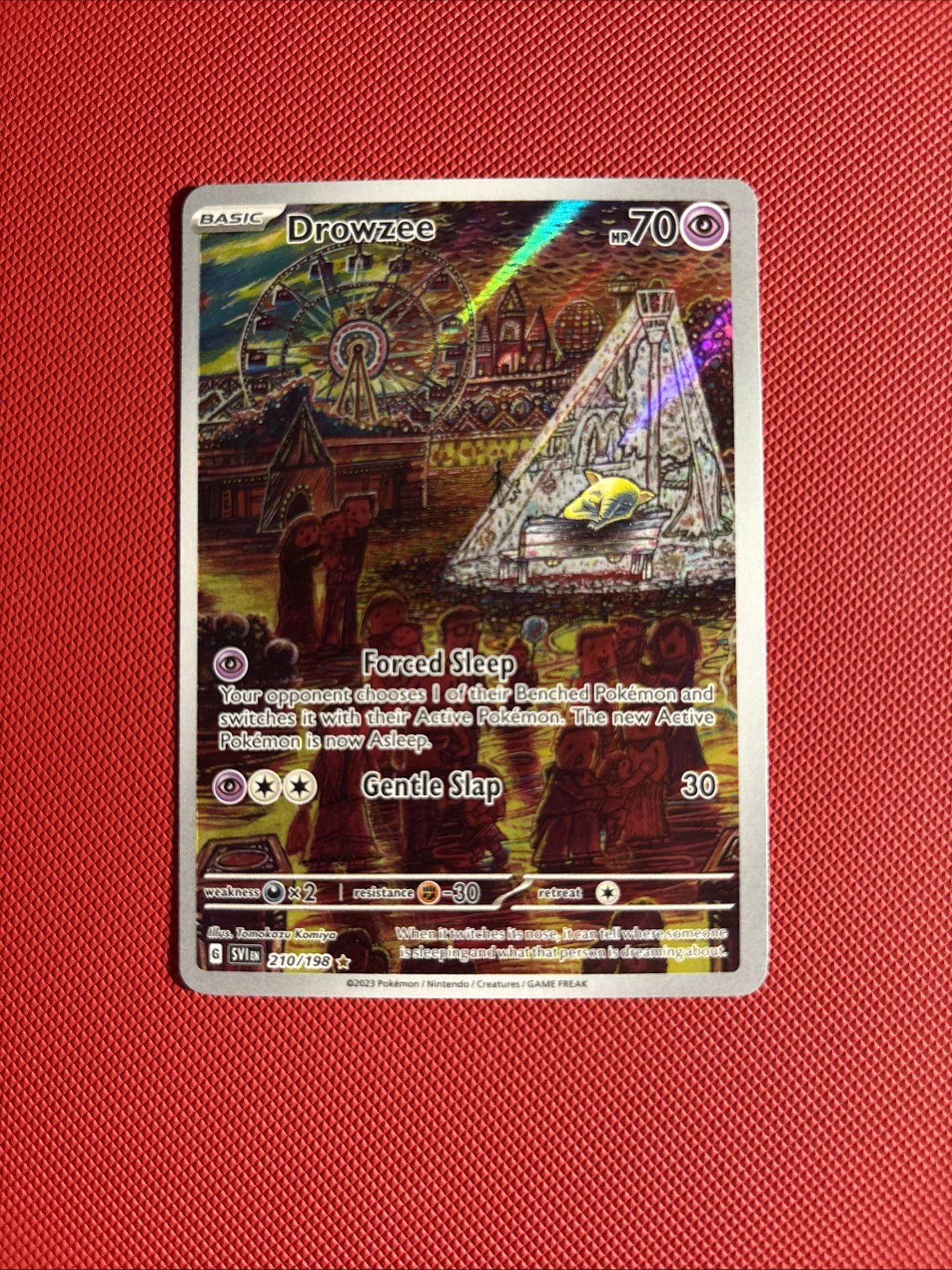 Drowzee 210/198 SV01: Scarlet & Violet Base Set Holo Near Mint Pokemon