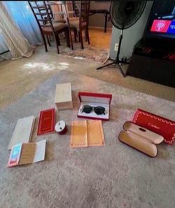 Vintage Cartier Sunglasses Mid 1990S Mint Condition Full Package 100% Authentic