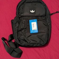 Adidas Utility Sling Backpack Bag Black 