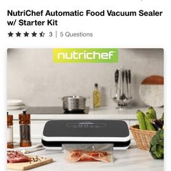 Food Vacuum Sealer - Brand New
