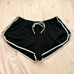 Black Thermal Shorts