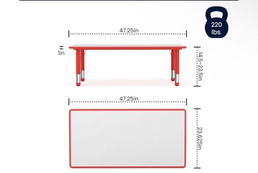 Kids table with chair