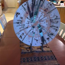 Pottery Bowl/plate With Stand 