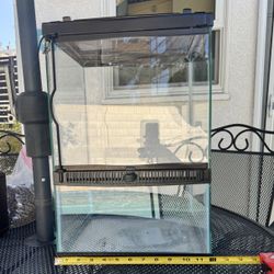 Medium Tall Reptile Terrarium (18”x12”x12”)