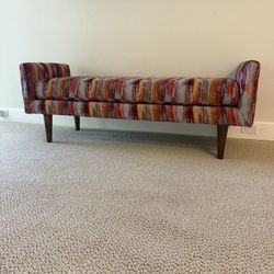 Custom Bench With Mid Century Vibe
