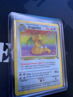 Pokemon Dragonite holographic