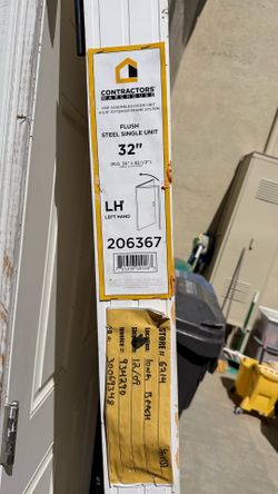 Brand new exterior door 32”