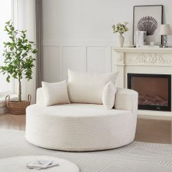 🛋️ Modern Round Accent Chair – New in Box – $250