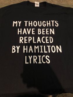 My Thoughts Have Been Replaced By Hamilton Lyrics Brand New