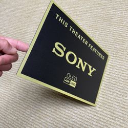 Home Theater Sign