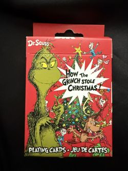 New Dr. Seuss How The Grinch Stole Christmas Playing Cards 