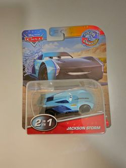 Disney Pixar Cars Color Changers 2 In 1 Jackson Storm Brand New
