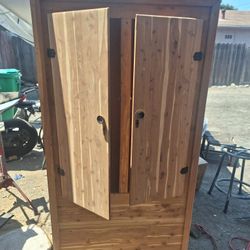 Antique Stained Cedar  Dresser 