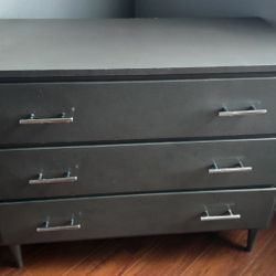 Grey Dresser Solid Wood