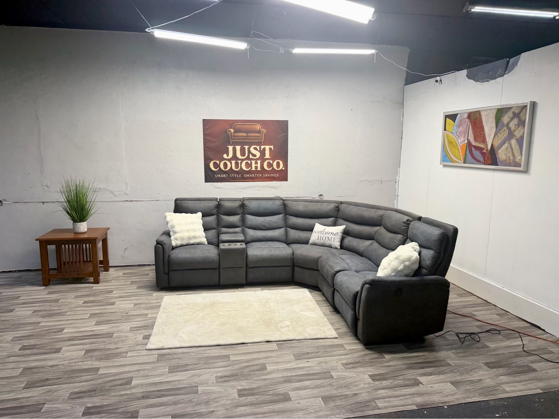 Free Delivery - Bobs Furniture 6 Piece Power Reclining Sectional Couch