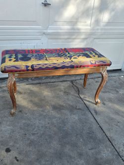 Ottoman upholstery bench $50