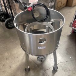 quemador de gas propano de barril de acero inoxidable de alta presión incluye manguera con regulador