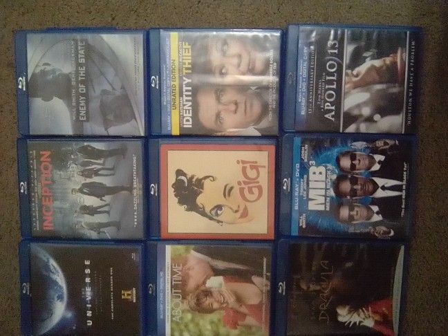 DVDs And Blu ray Movies