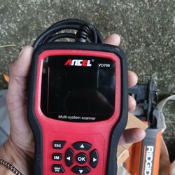 ANCEL VD700 OBD2 Diagnostic Code Reader Scan Tool. 