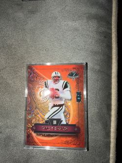 Vinny Testaverde Wild Card 7 Card Studs Orange/Copper Foil - Serial Numbered 4/7