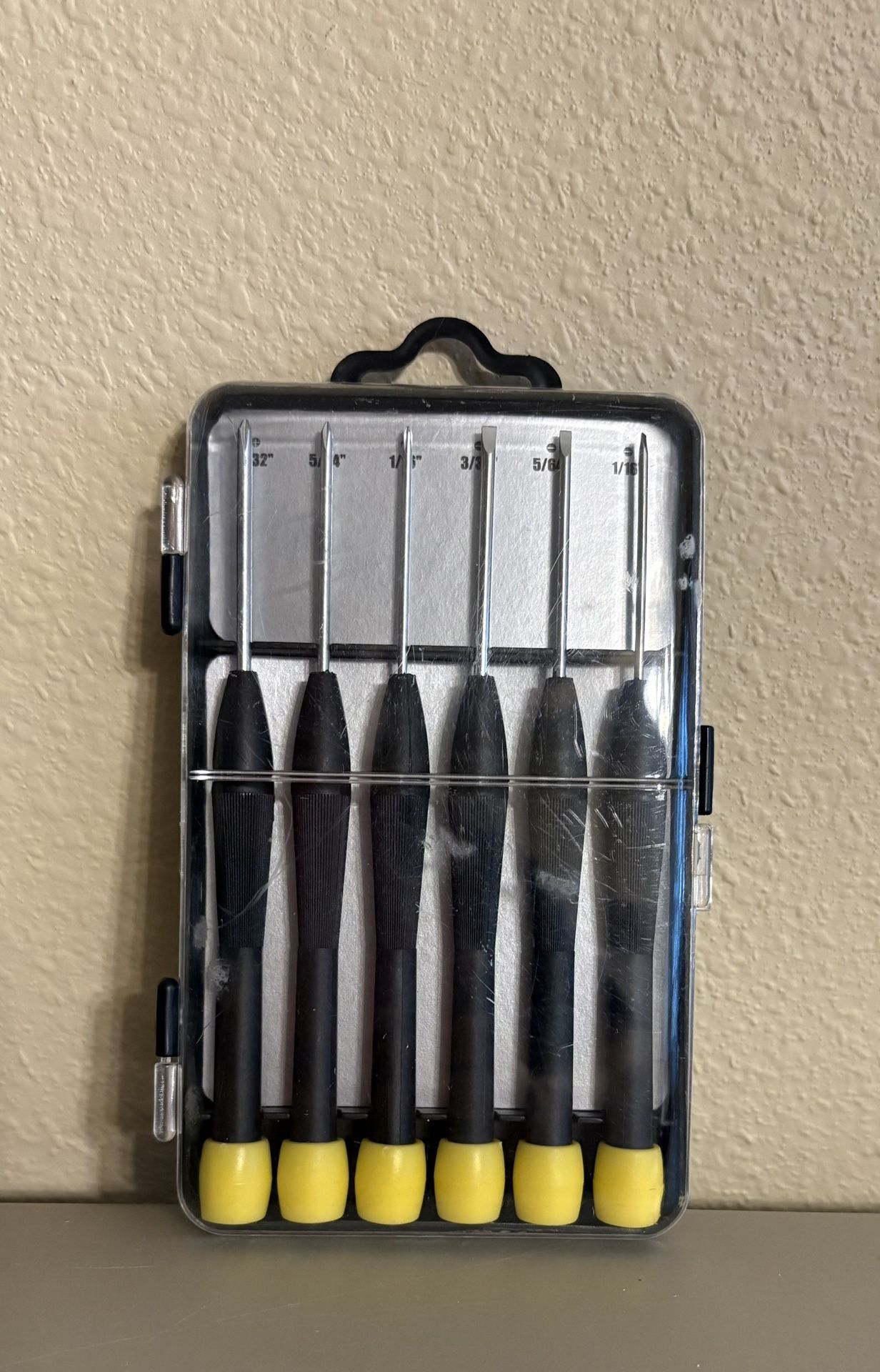 6-Piece Precision Screwdriver Set (eyeglass,watch,&jewelry Repair)in Black Box