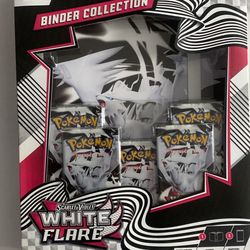 scarlet & violet white flare binder collection