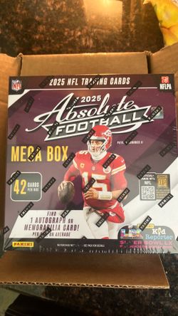 2025 NFL absolute football mega box SEALED