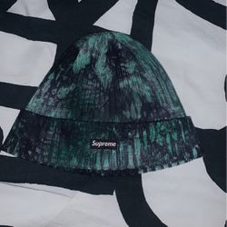Supreme Overdyed Green Beanie (SS24)