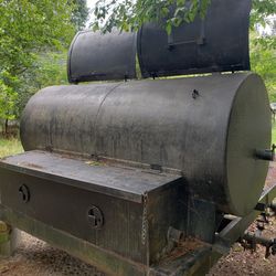 500 Gallon BBQ Smoker Trailer Project