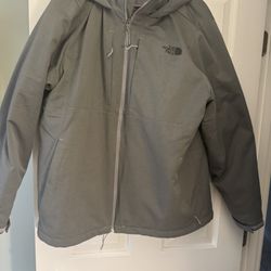 Men’s North Face Coat XL Color Gray 