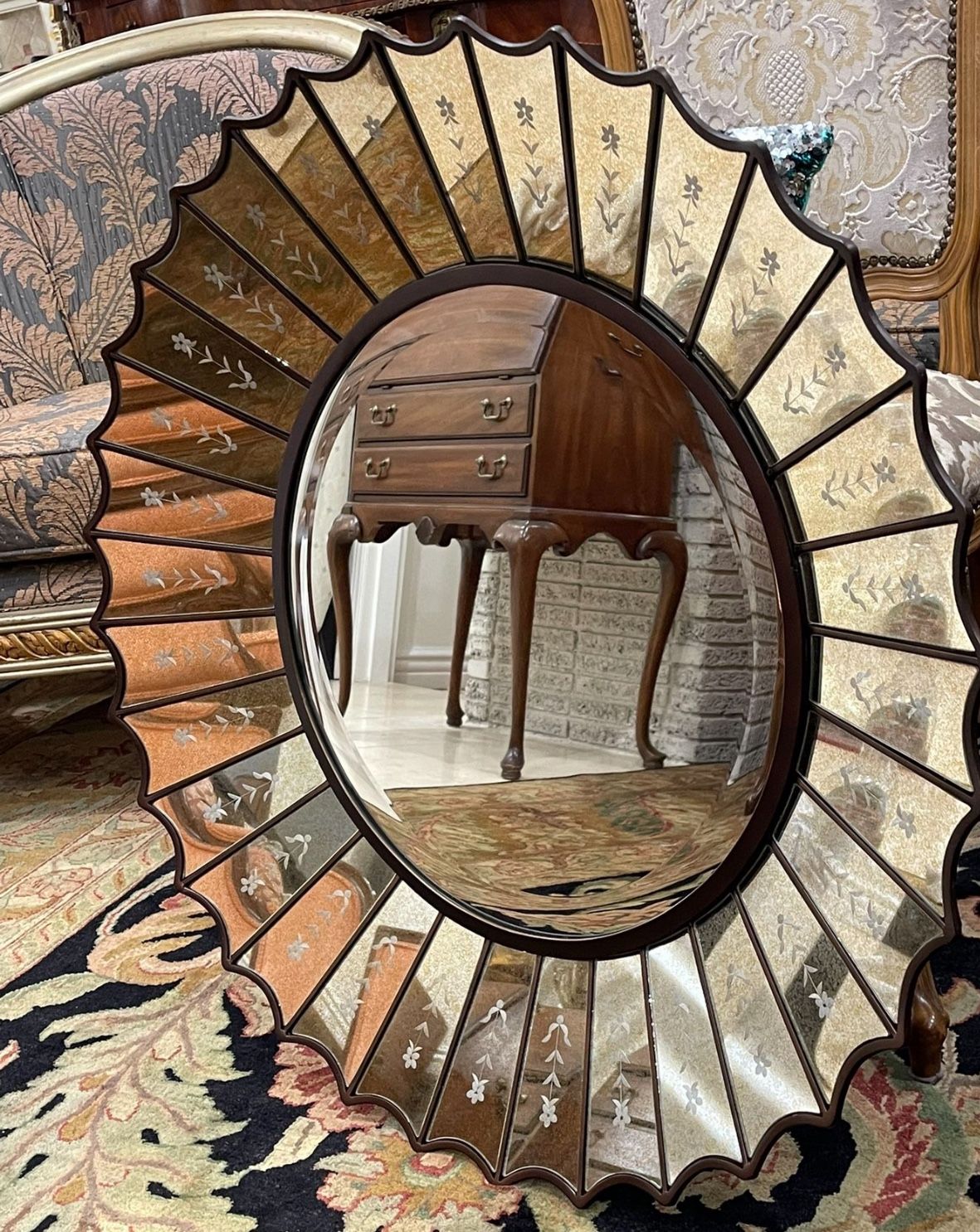 Uttermost Amberlyn Sunburst Gold Mirror