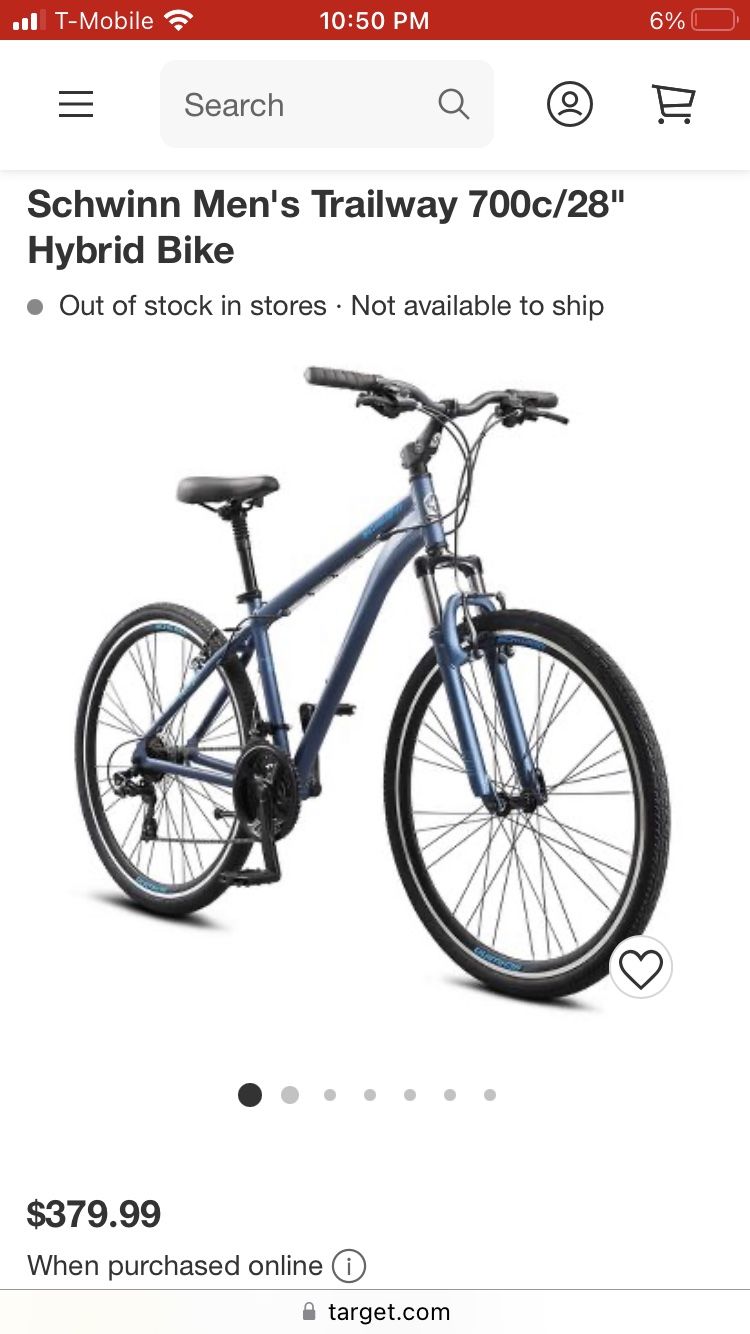Schwinn Trailway Hybrid 28 Inch Bike